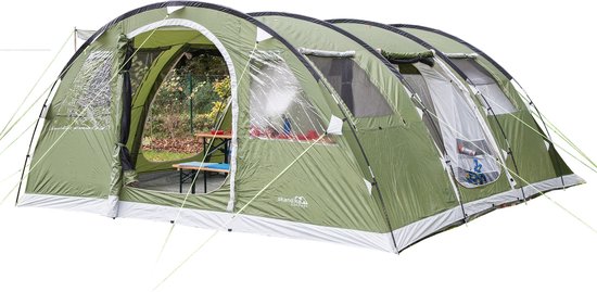 niet verwant Buigen tellen Skandika Gotland 5 Tent – Tenten – Campingtent – Voor 5 personen –  Tunneltent – 210 cm... | bol.com