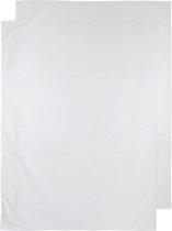 Meyco Uni wieglaken - 2-pack - white - 75x100cm