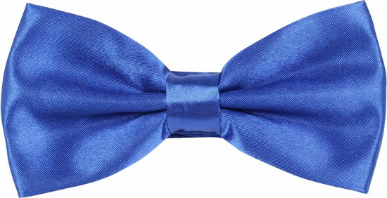 Suitable - Strik Polyester Kobalt Blauw - One Size - - Heren - Gala Vlinderstrik / Vlinderdas