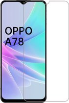 Screenprotector Geschikt voor OPPO A78 5G Screenprotector Tempered Glass Gehard Glas Beschermglas