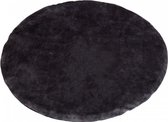 Kidsmill Boxmatras Hoes Rond Velours Graphite 90 cm