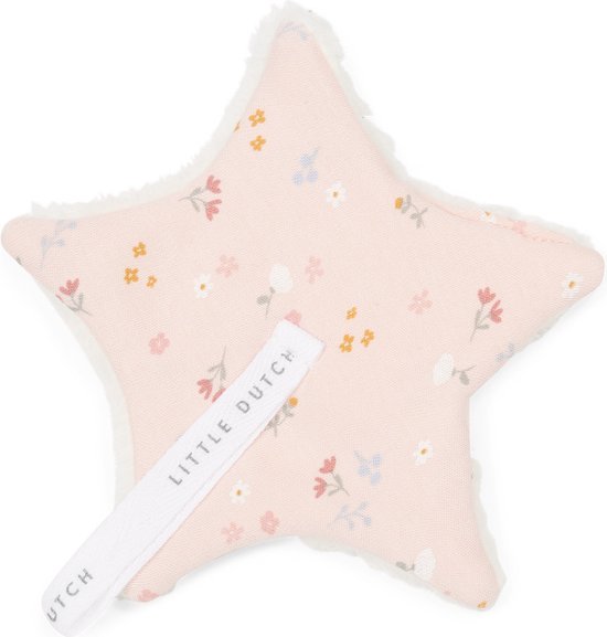 Little Dutch Little Pink Flowers Speendoekje Donkerroze