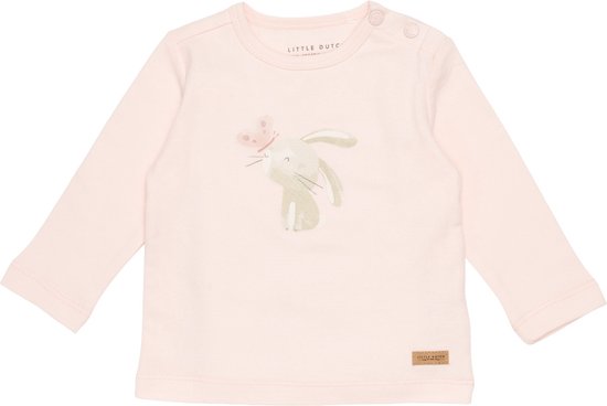 Little Dutch T-Shirt Bunny Butterfly Pink 50-56