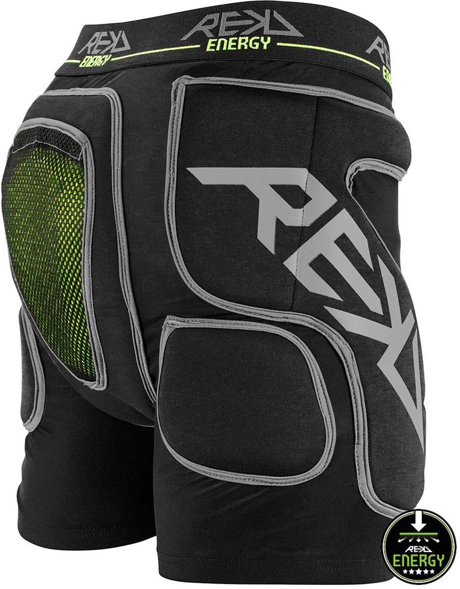 REKD Impact Shorts black GreenXL