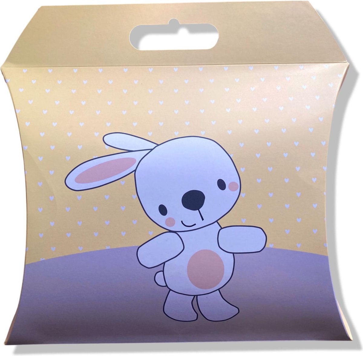 Luxe Baby Gift box - Konijn - 39 x 6,5 x 33,5 cm - Geel