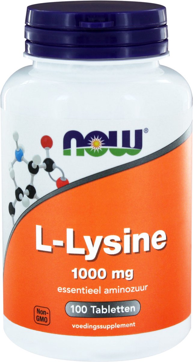 Goedkoopste Now Foods - L-Lysine 1000 mg - Aminozuren - 100 Tabletten