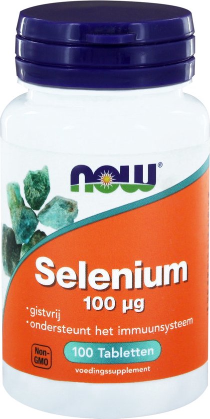 Foto: Now foods selenium 100 mcg 100 tabletten