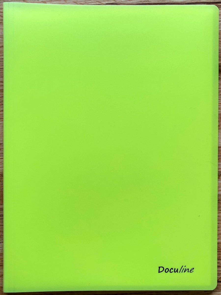 Bronyl - showalbum A4 - fluo kleuren - 20 tassen - 1 stuk