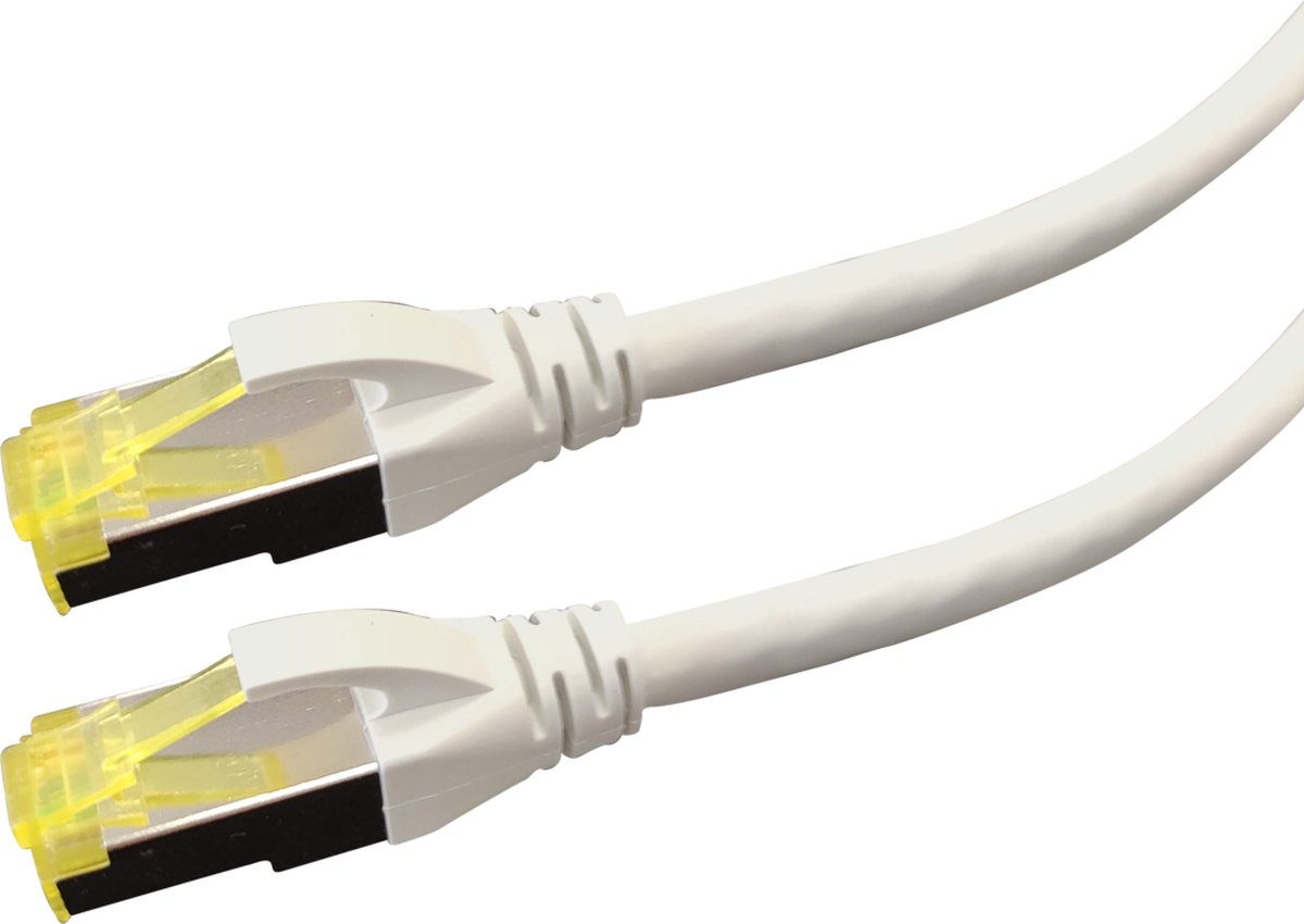 LOGON PREMIUM APR6A050W netwerkkabel Wit 5 m Cat6a S/FTP (S-STP)