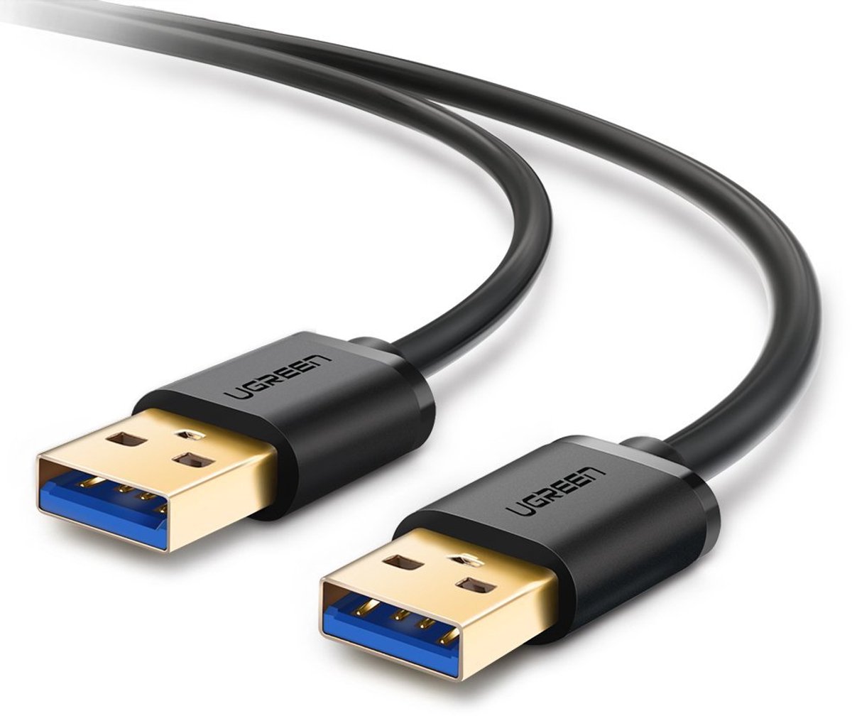 UGREEN 10369 - USB-A naar USB-A SuperSpeed Data Kabel - USB 3.0 - 5Gbps - 0.5m - Zwart