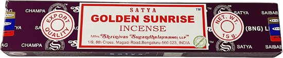 Satya Golden Sunrise Incense (3 pakjes)
