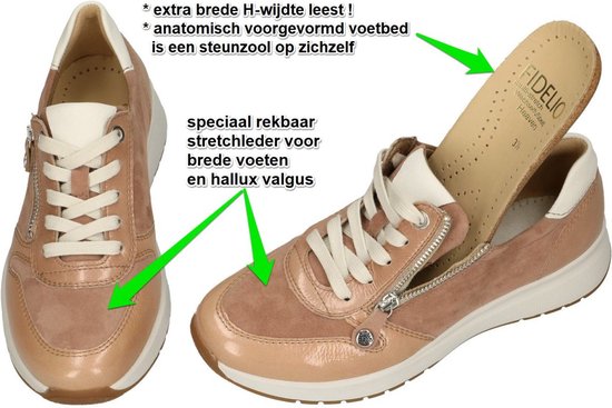 Fidelio Hallux Femme vieux rose baskets taille 36 bol