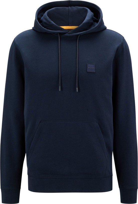 BOSS - Hoodie Wetalk Donkerblauw - Heren - Maat L - Regular-fit