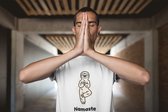 Shirt - Namaste - Wurban Wear | Grappig shirt | Yoga | Unisex tshirt | Meditatie | Yoga kleding | Yoga mat | Wit