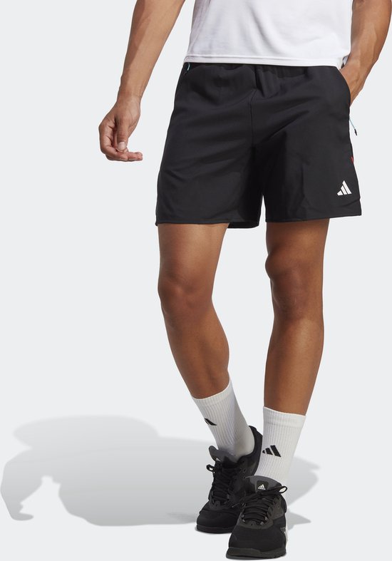 Adidas Performance Train Icons 3-Stripes Training Short - Heren - Zwart