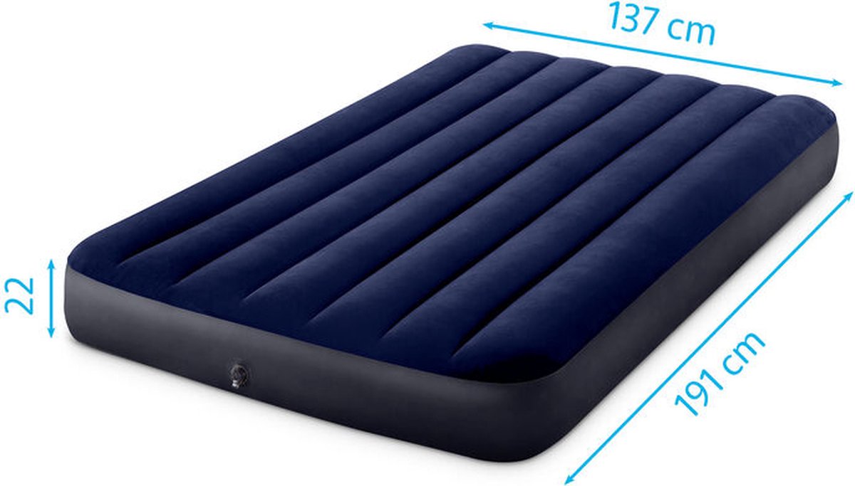 INTEX Matelas gonflable Airbed Dura-Beam Plus 2 places pas cher 