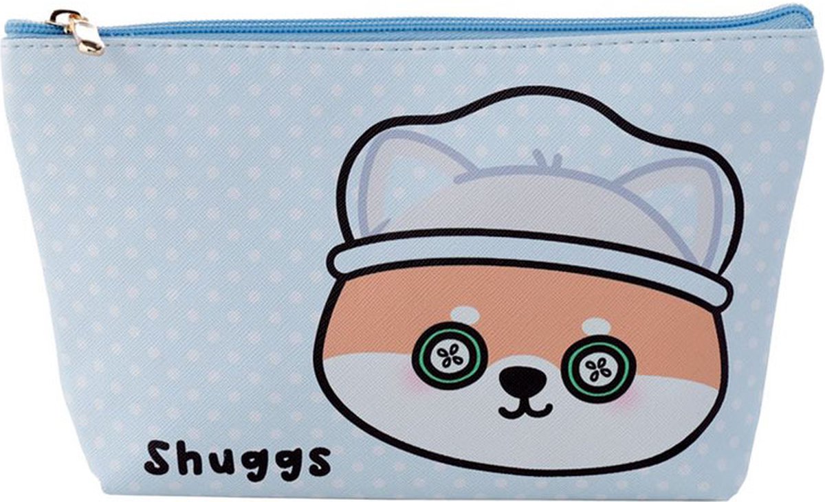 Adoramals Shuggs de Shiba Inu - PVC Toilettas Makeup Tas Medium ...
