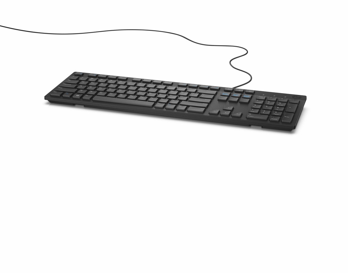 DELL bekabeld toetsenbord - KB216 - Noors (QWERTY) - zwart