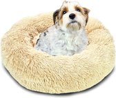 Doxie® Hondenmand – Kattenmand – ⌀ 100 cm – Met Afneembare Hoesje – Beige