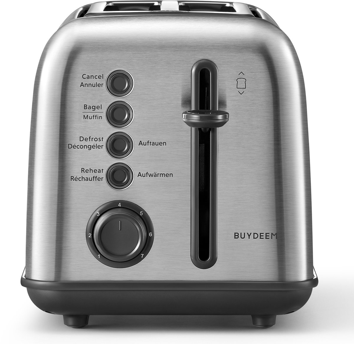 BUYDEEM DT620E - Tosti-apparaat - Roestvrij Staal - Retro Ontwerp