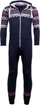 Navy Onesie - Huispak - Aztec - Onesie mannen - Onesie Vrouwen - Maat XXL