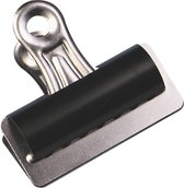 Q-CONNECT bulldogclip, zwart, 25 mm, doos van 10 stuks