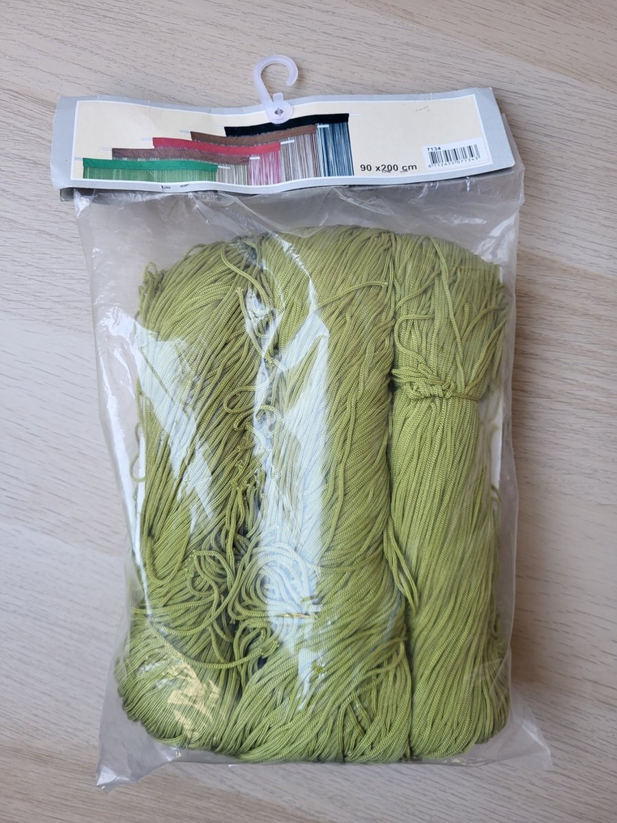 Moritz Horgordijn van chenille 90 x 220 cm groen deurgordijn als vliegenbescherming insectenbescherming voor camping caravan