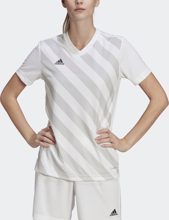 adidas Performance Entrada 22 Graphic Voetbalshirt - Dames - Wit - S