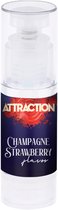 Attraction Massage olie Mai Attraction Hot Kiss Champagne Strawberry Flavor