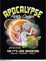 Rick et Morty Poster Apocalypse Party Crawl Multicolore