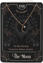 Collier Something Different The Moon Tarot Collier Carte Avec carte Couleur or