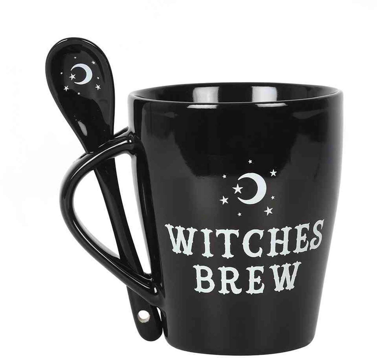 Something Different Mok/beker met lepel set Witches Brew Zwart