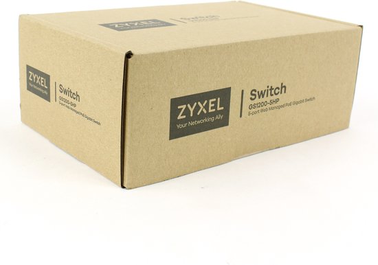 Switch ZyXEL GS1200-5HPV2-EU0101F RJ-45 PoE Grey