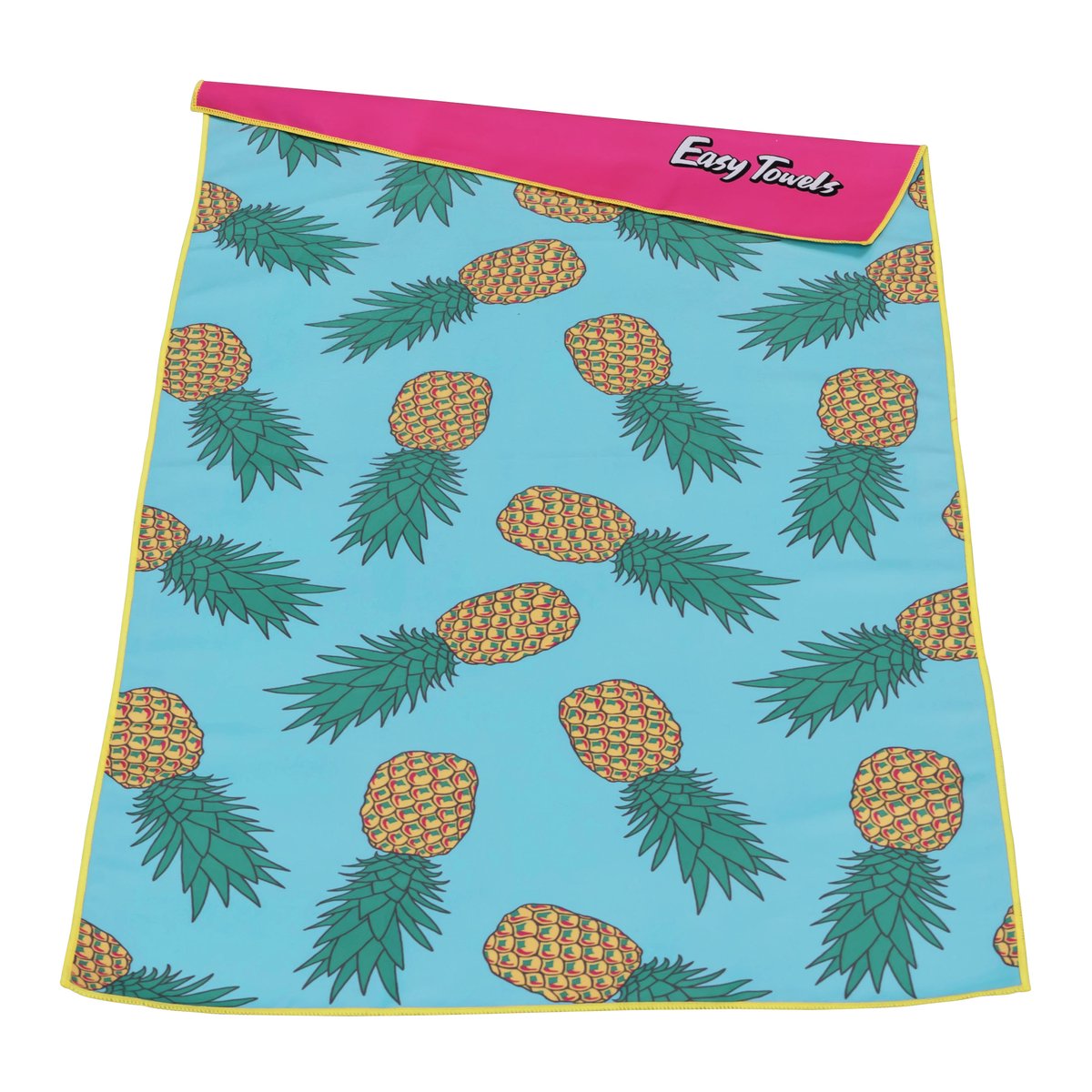 Easy Towels - Sporthanddoek Fitness - Microvezel - Ananas Print