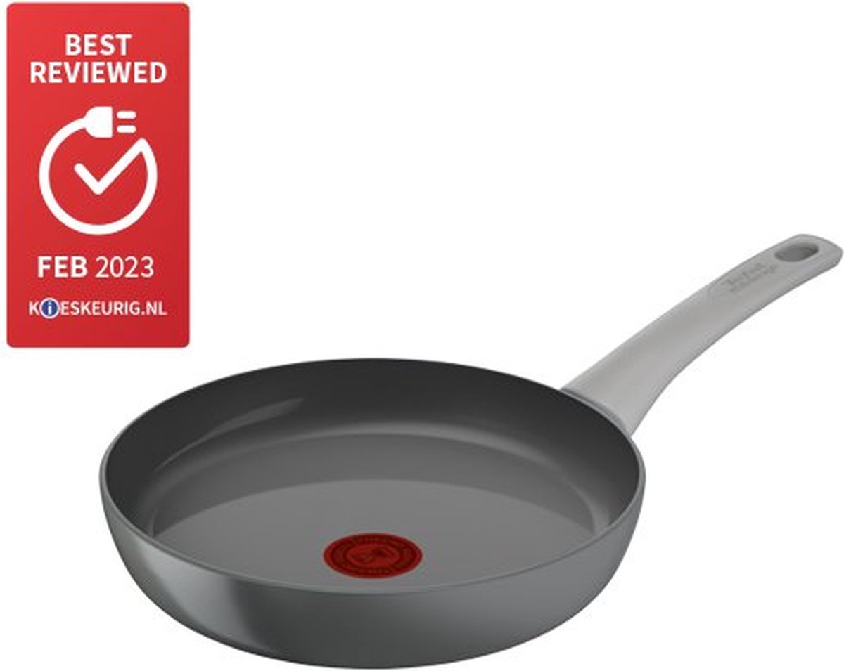 Tefal Renew+ Aluminium Ceramic Non-Stick Frying Pan, 20cm