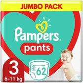 Pampers Baby Dry Pants Maat 3 - 62 Luierbroekjes + inbegrepen 1 x pampers doekje fresh clean 52 wipes