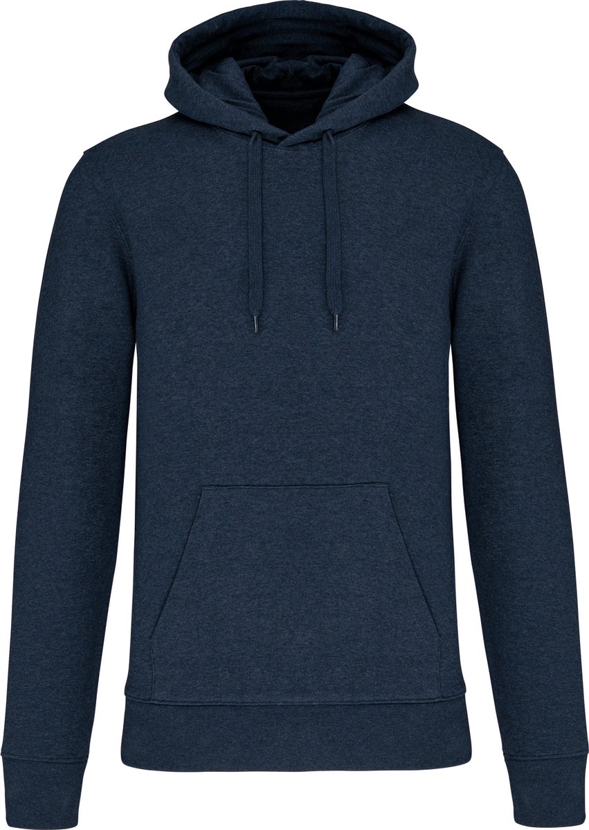 Kariban Ecologische herensweater met capuchon K4027 French Heather Marineblauw