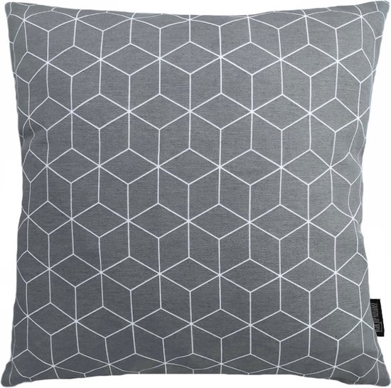 Sierkussen Geometric Grey | 45 x 45 cm | Katoen/Polyester