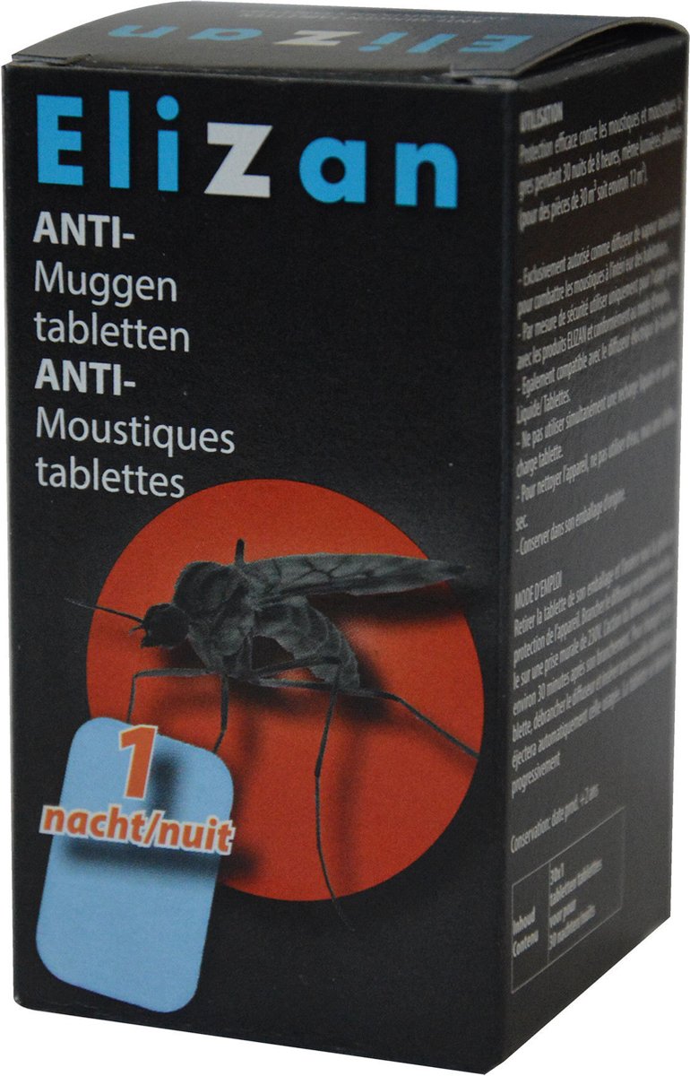 Recharge de comprimés anti-moustiques Elizan 30 pièces | bol.com
