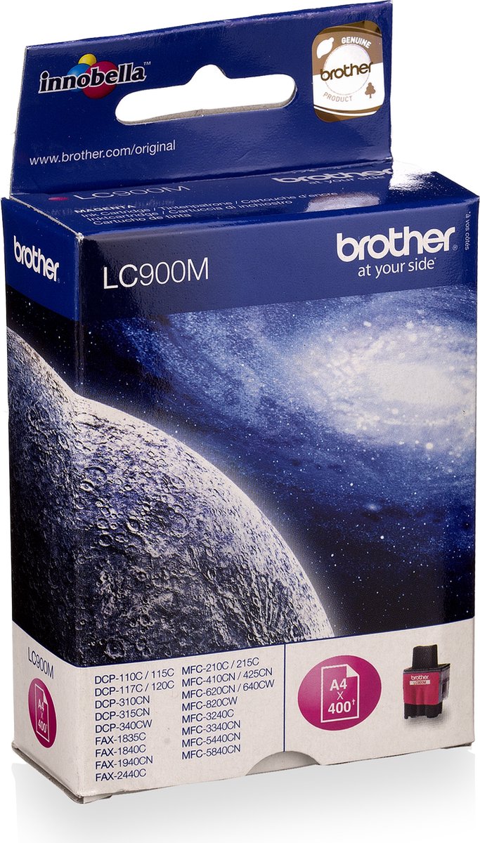 Brother LC-900M - Inktcartridge / Magenta