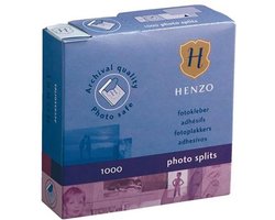 Fotoplakkers - Henzo - Plakstrips - 1000 stuks - Transparant
