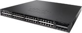Cisco WS-C3650-12X48UR-S netwerk-switch L2/L3 Gigabit Ethernet (10/100/1000) Zwart