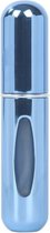 Mini Parfum Flesje - Navulbaar - 5 ml - Reisflesje - Parfumverstuiver - Glanzend Blauw