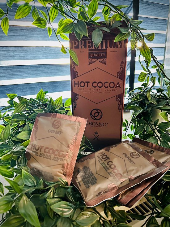 Organo Hot cocoa / cacao, warme chocolademelk, met ganoderma! Cafeine ...