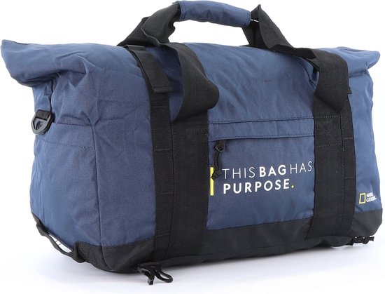 National Geographic Opvouwbare Reistas / Weekendtas / Sporttas - 29 Liter - Vegan - Pathway - Blauw