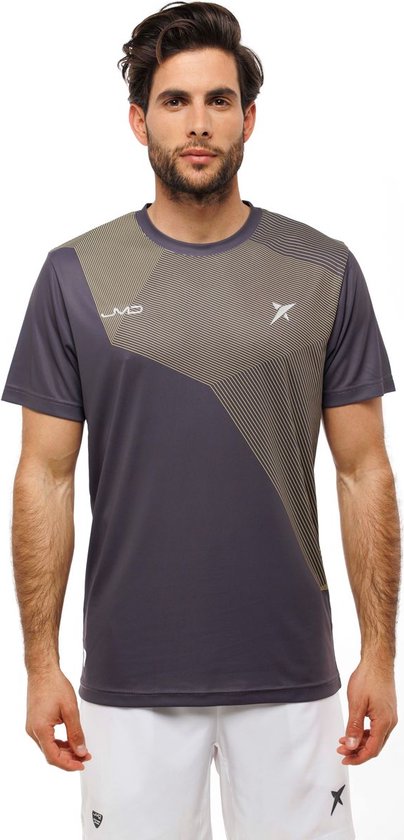 Drop Shot Koa Jmd Padelshirt Heren - Grijs / Goud