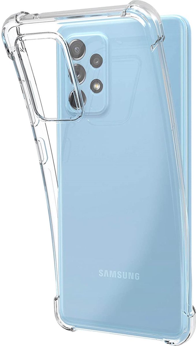 Hoesje voor Samsung Galaxy A33 5G backcover Shockproof siliconen Transparant
