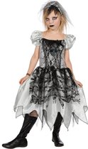 Zombie Kostuum | Zombie Bruid | Meisje | Maat 128 | Halloween | Verkleedkleding