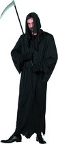 Wilbers & Wilbers - Beul & Magere Hein Kostuum - Grimmige Zwarte Dood - Man - Zwart - Maat 56 - Halloween - Verkleedkleding
