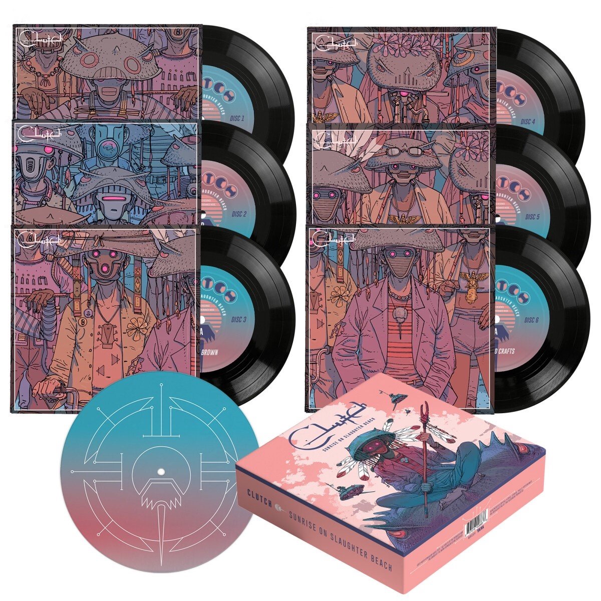Clutch - Sunrise On Slaughter Beach (6 7" Single) (Limited Edition)